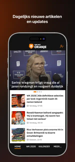 Mee Met Oranje iPhone screenshot 1