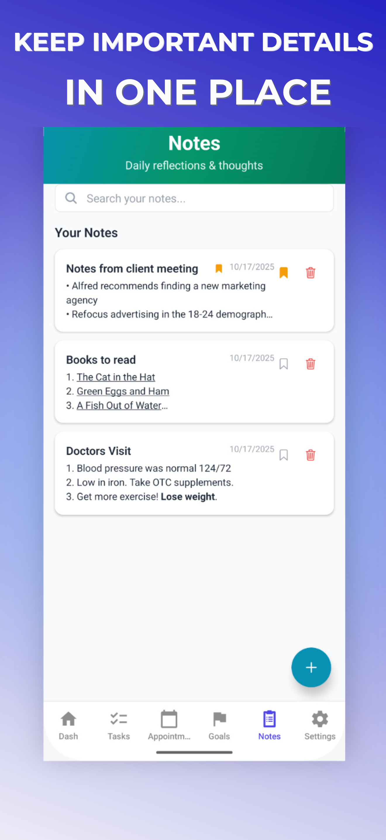 Well Planned: Daily Planner