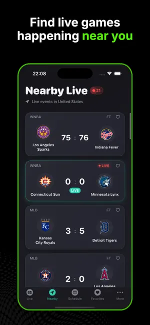 DRM - Live Sports Score & News iPhone screenshot 2