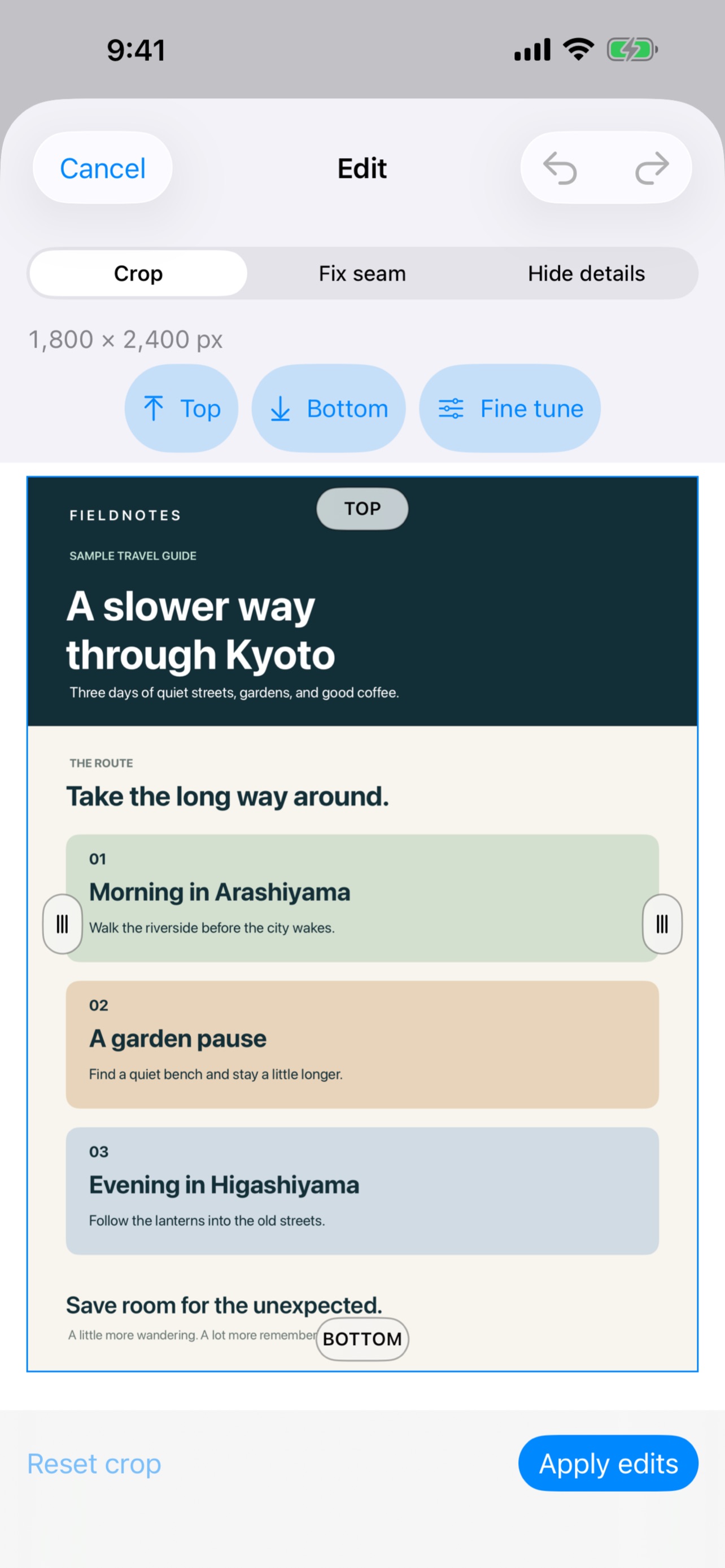 Screenshot 2 of Scrollloom: Long Screenshots