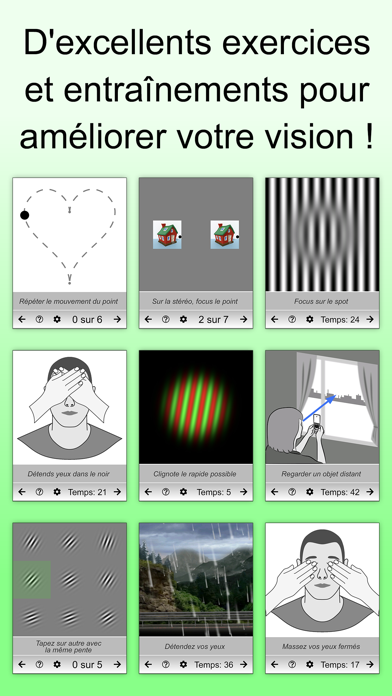 Screenshot #1 pour Yeux+Vision: oeil entraînement