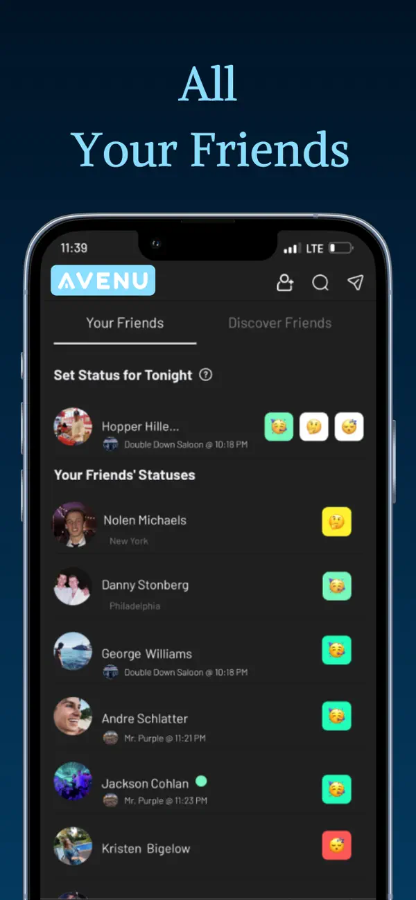 Screenshot #2 pour Avenu - Events with Friends