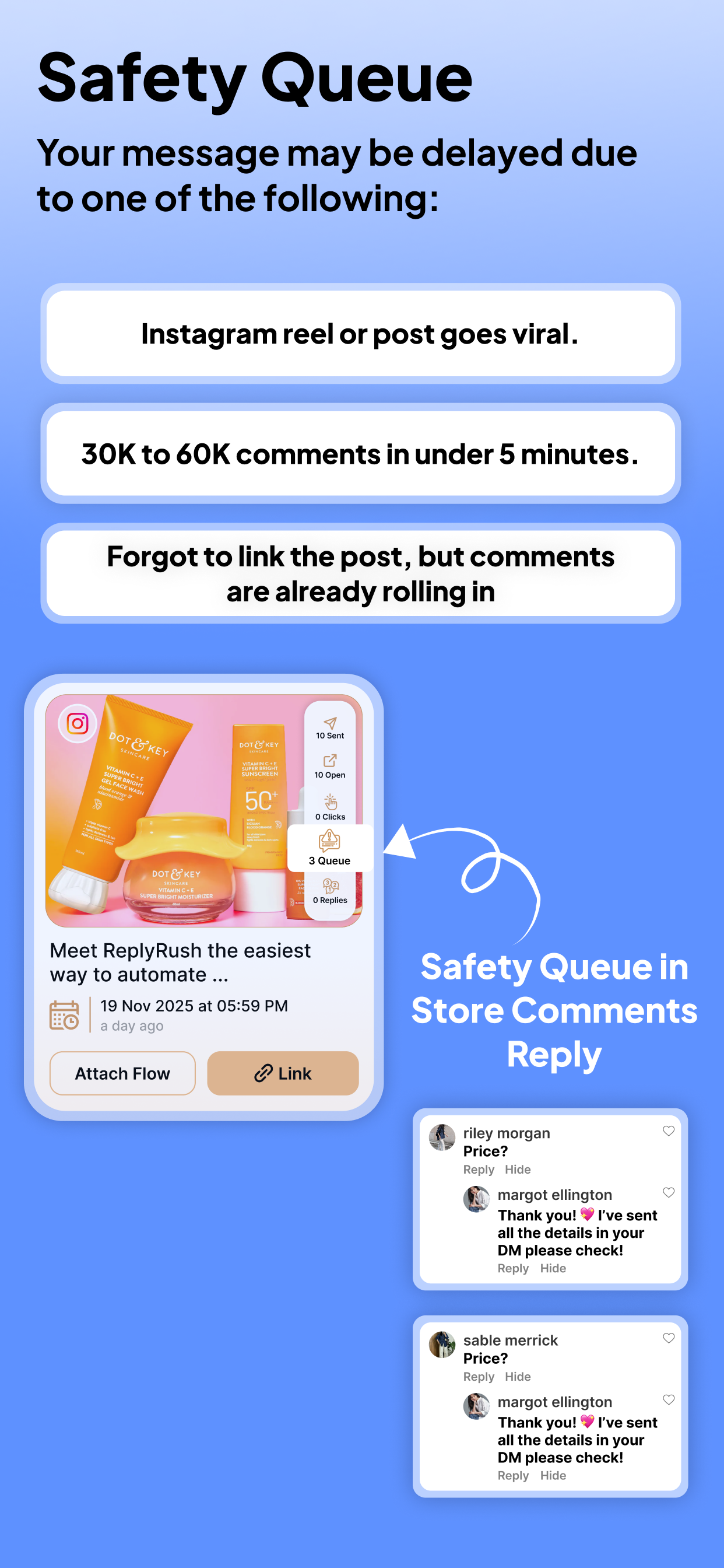 ReplyRush Comment Auto Reply