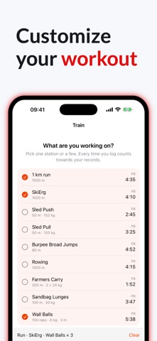 Splitline: Hyrox Race Timer screenshot 3