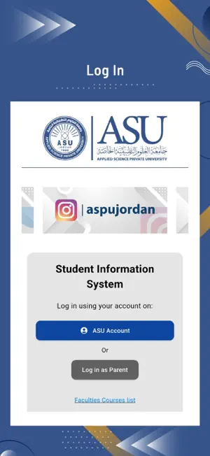 MY ASU APP screenshot 1