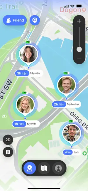 LiveLoc: GPS Phone Tracker screenshot 1