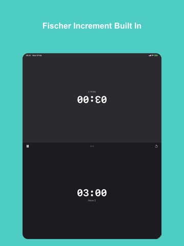 Chess Timer & Clock by Chessy iPad screenshot