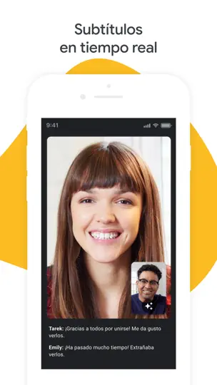 Captura de pantalla de Google Meet en iPhone 4