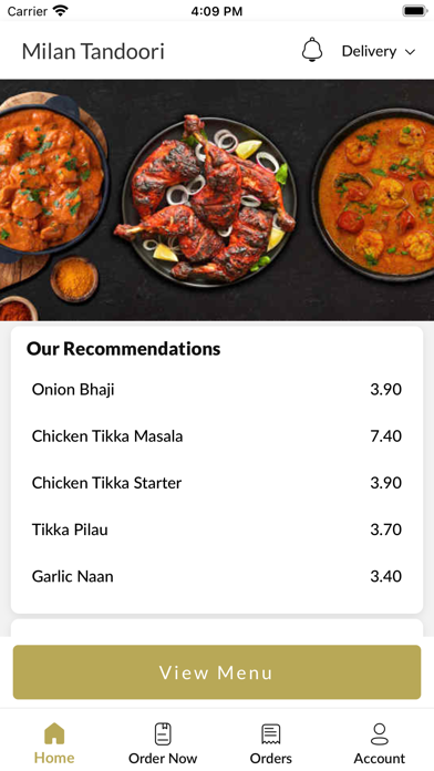 Milan Tandoori Screenshot