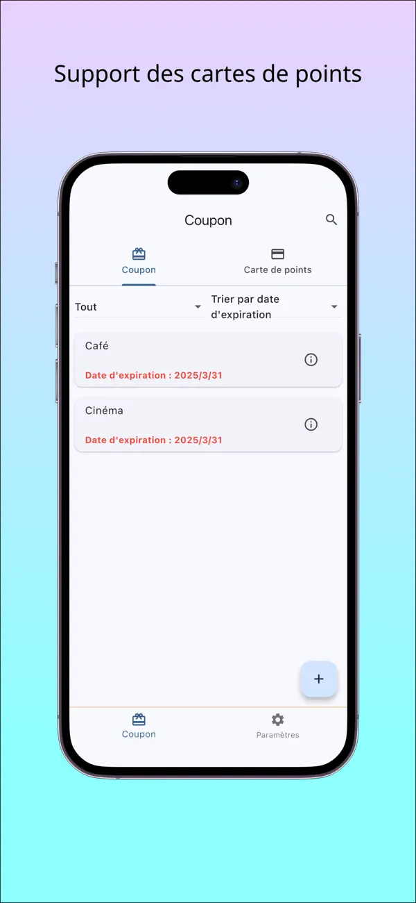 Screenshot #3 pour Coupon - Gestionnaire de Co...