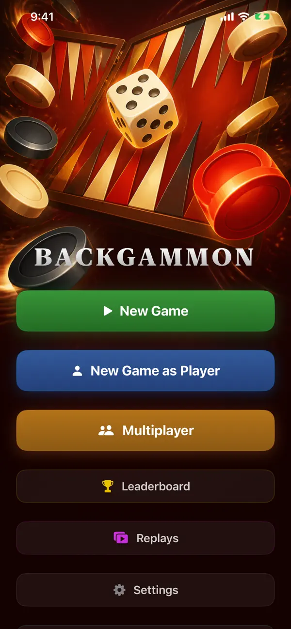 Screenshot #1 pour Backgammon Classic