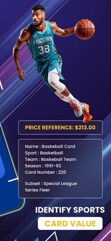 Sports Card Value Scanner: ACE iPhone screenshot