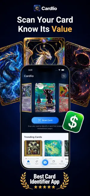 Cardlio: Card Scanner & Grade screenshot 1