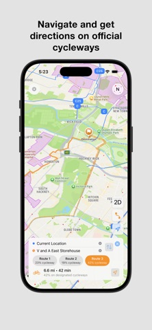 London Cycling Companion iPhone screenshot