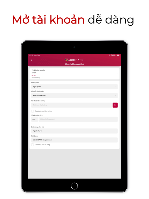 Screenshot #6 pour Agribank Retail eBanking
