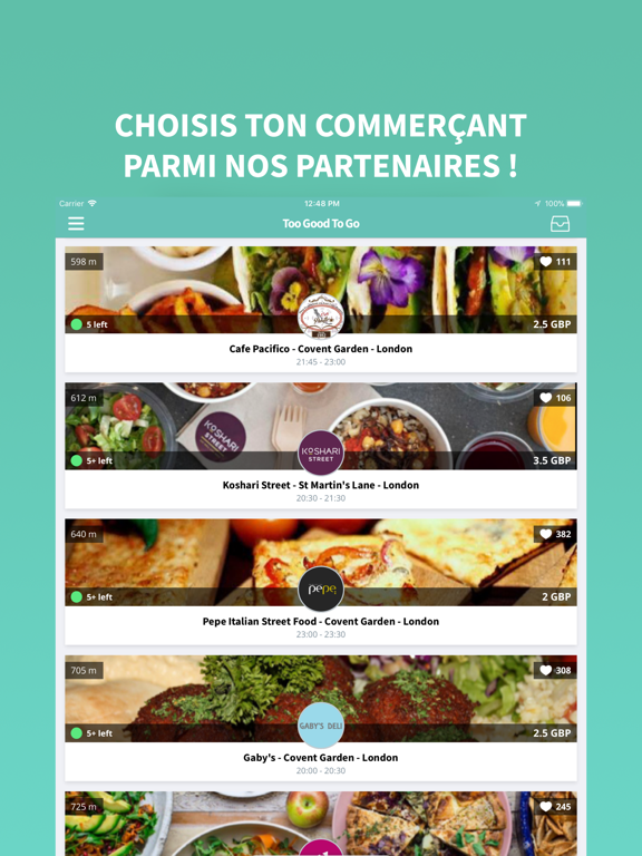 Screenshot #5 pour Too Good To Go : pas de gaspi