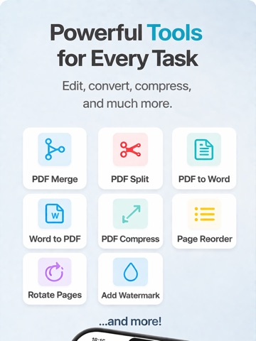 MaShot: PDF Document Scanner iPad screenshot