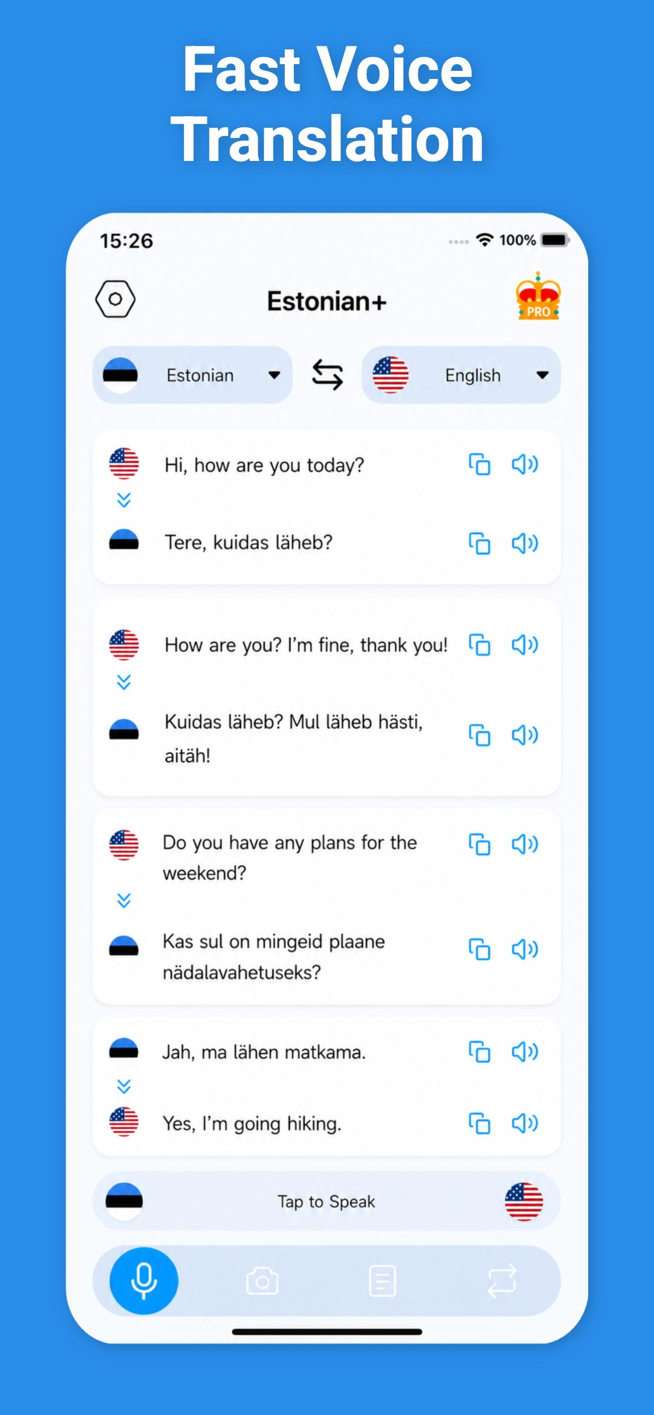 Estonian Translator & More + screenshot 2