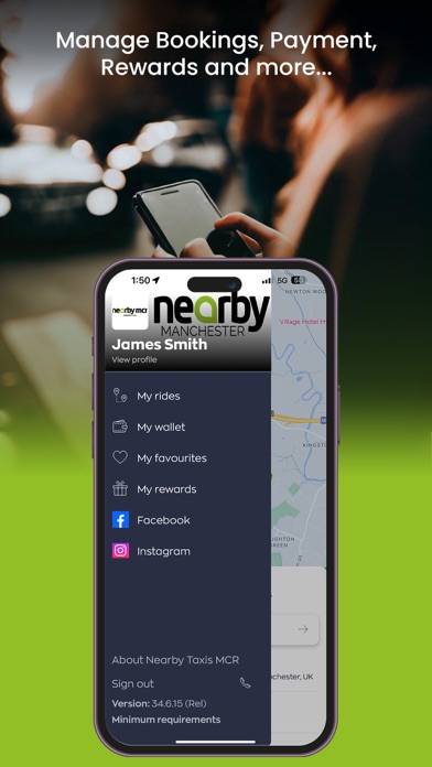 Nearby Taxis MCR Screenshot