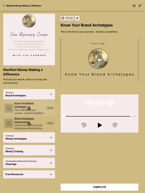 The Manifest Mastermind iPad screenshot 3 - Business app