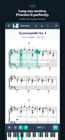 Claviano: Piano Sheet Music screenshot