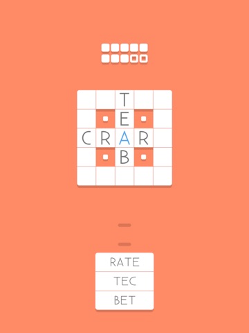 Overwords iPad screenshot