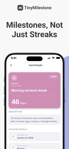 TinyMilestone: Sober Tracker Screenshot 3 of 5