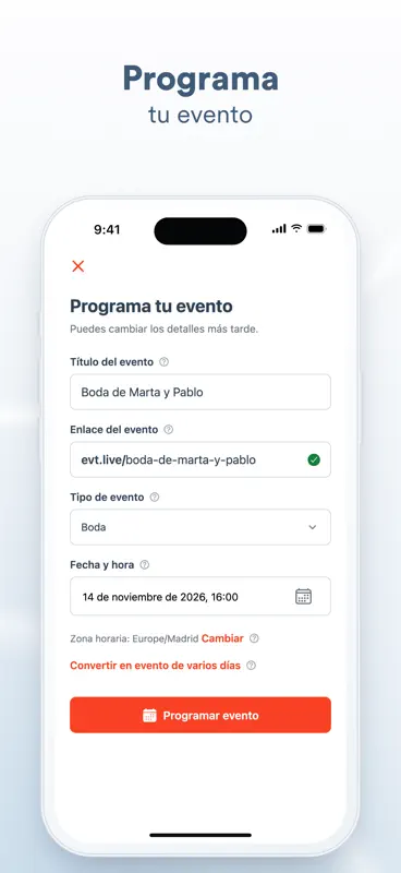 EventLive－Emitir en directo screenshot 6 of 10
