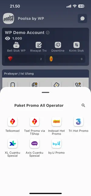 Poolsa by WP: Pulsa,Kuota,PPOB screenshot 3