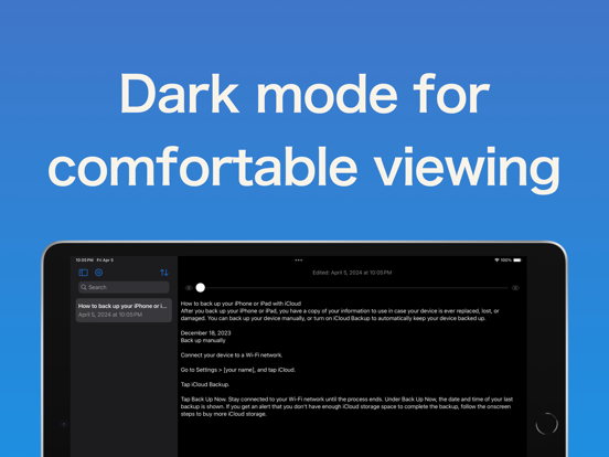 App screenshot