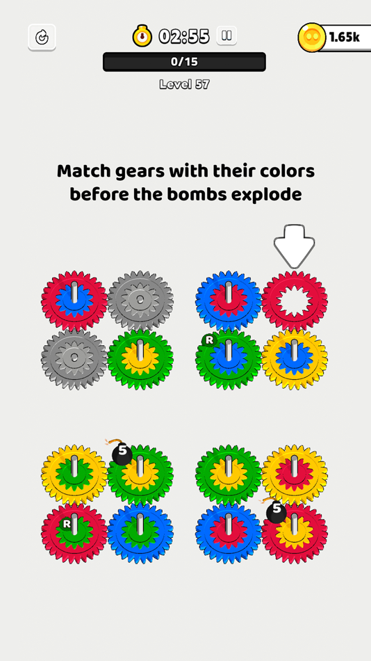 #5. Gear Sort (iOS) Podle: Mert Yilmaz