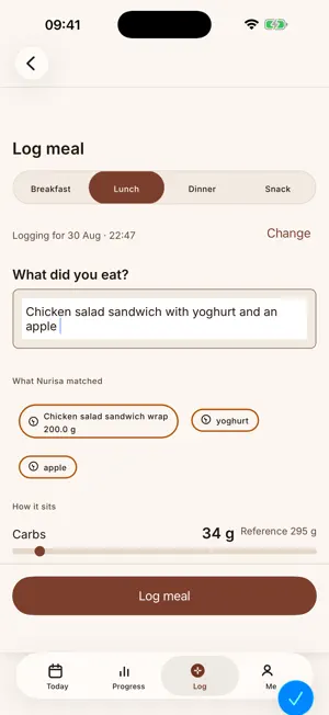 Nurisa: Food Diary & Habits screenshot 2
