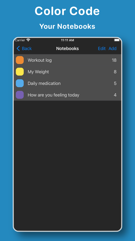 #6. Keep Track - Daily Notebook (iOS) 由: Dustin Wiens