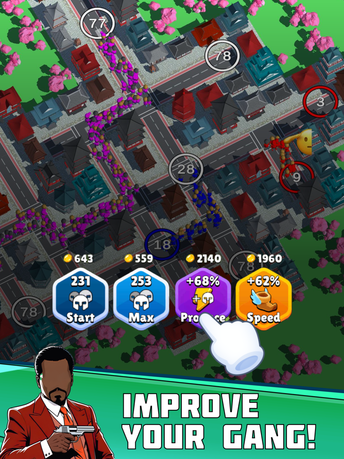 Gang.io - Crowd city epic war