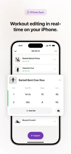 Скриншот Motra AI Workout Fitness Coach на iPhone 2