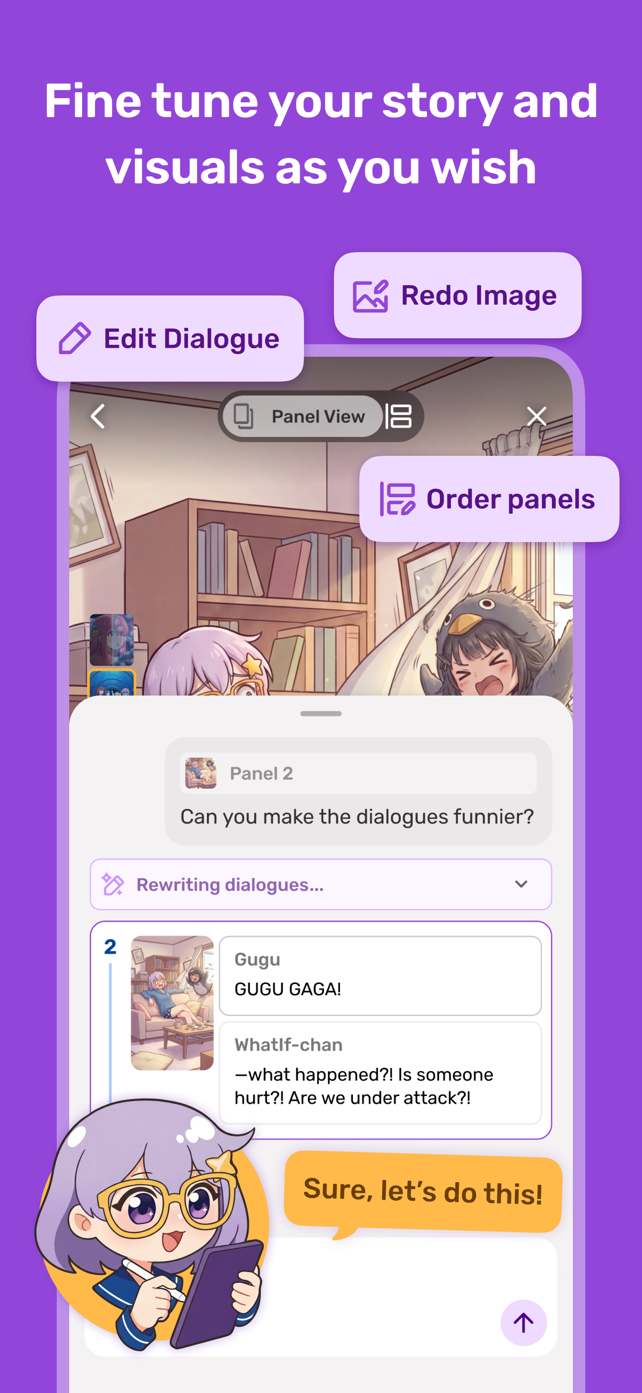 WhatIf: Create Anime Stories