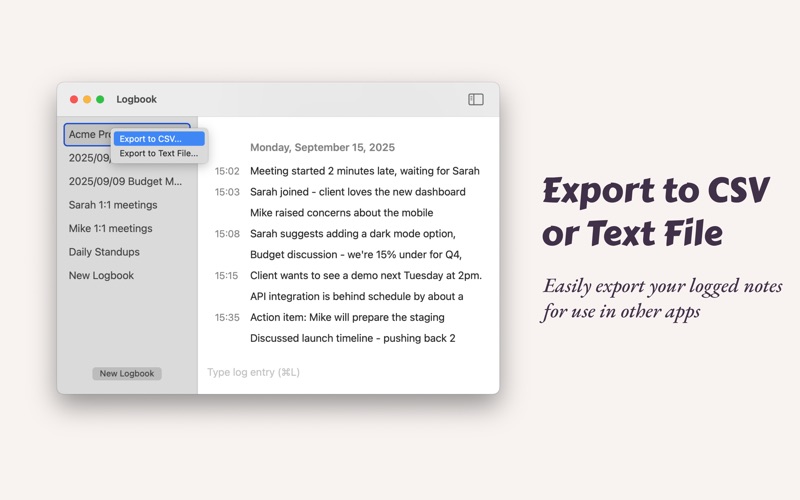 App screenshot