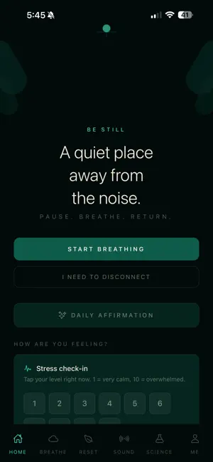 be STILL: Anxiety & Calm screenshot 3