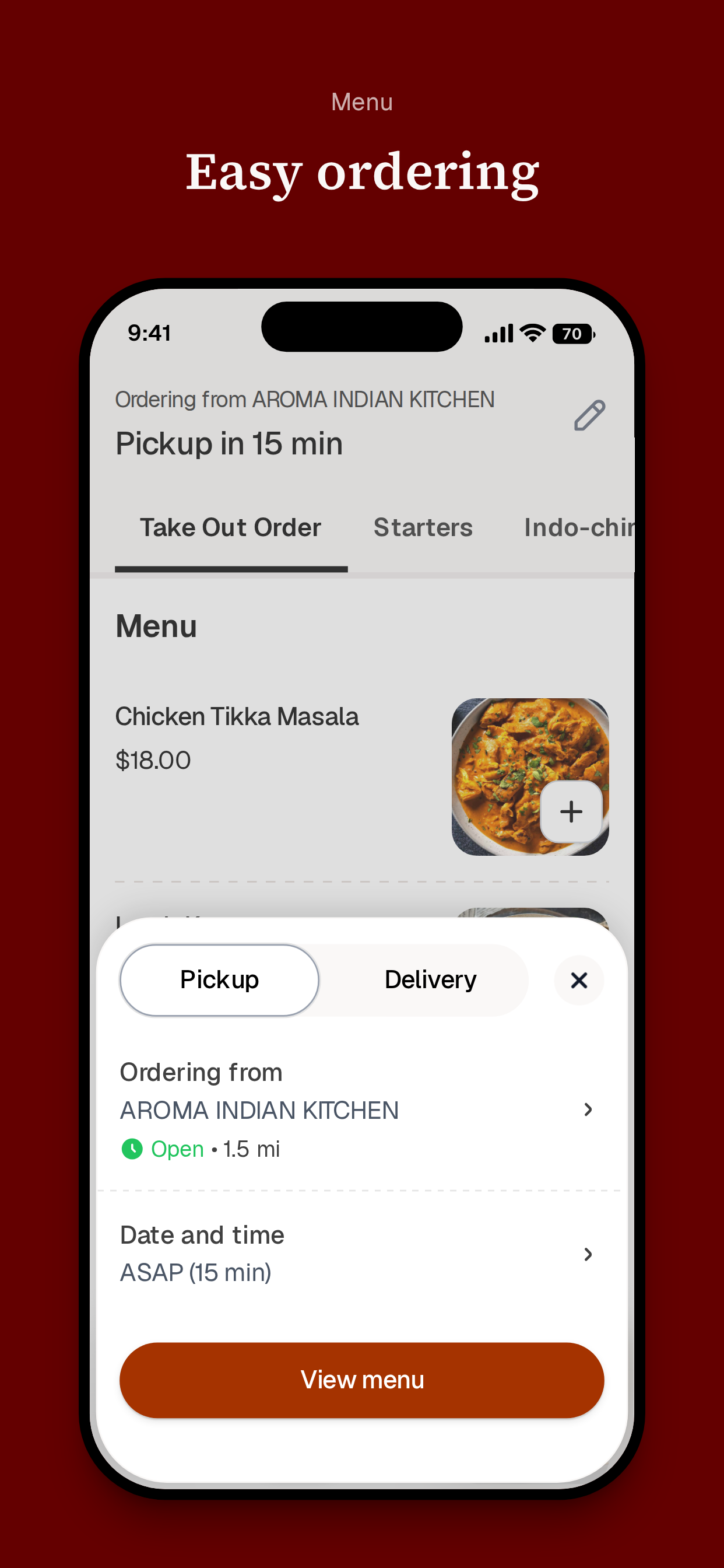 AROMA INDIAN KITCHEN screenshot 3