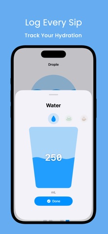 Drople - Drink Water Tracker Screenshot 2 of 5