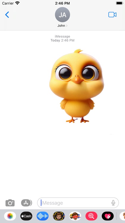 Happy Chick Stickers screenshot-3