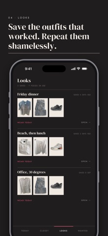 Folded. Wear what you own App Store preview screenshot 4