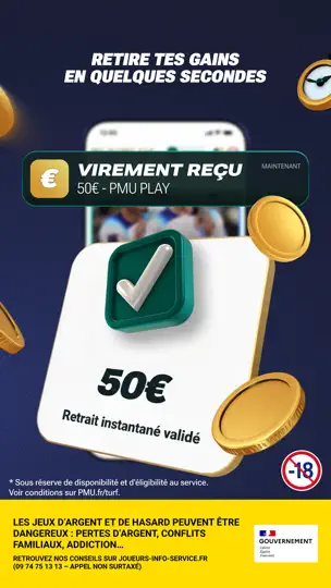 Capture d'écran de PMU PLAY - Sport, Turf & Poker sur iPhone 7