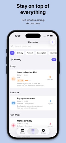 Simple Reminder: Tasks Screenshot 2 of 6