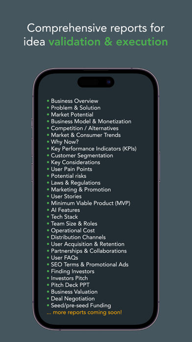 Startup AI: Idea Validator Screenshot