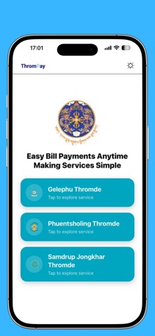 ThromPay iPhone screenshot