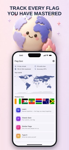 All Country Flags: Learn 254 Screenshot 2 of 5