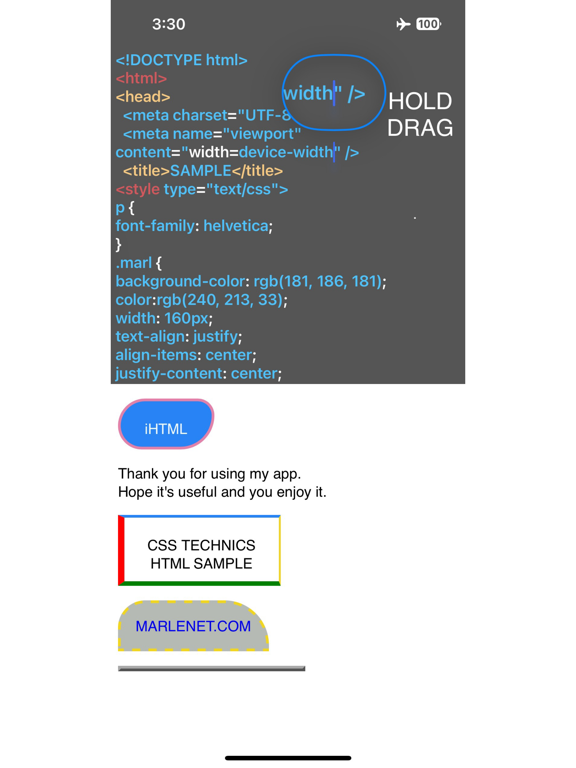 Screenshot #4 pour iHTML Compiler