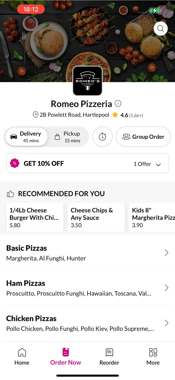 Screenshot #2 pour Romeo Pizzeria.