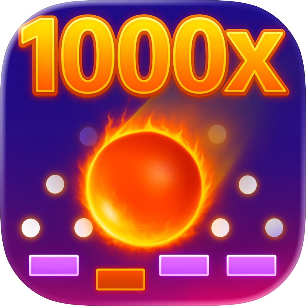 Apple App Store cover for Plinko Galaxy - Drop & Win